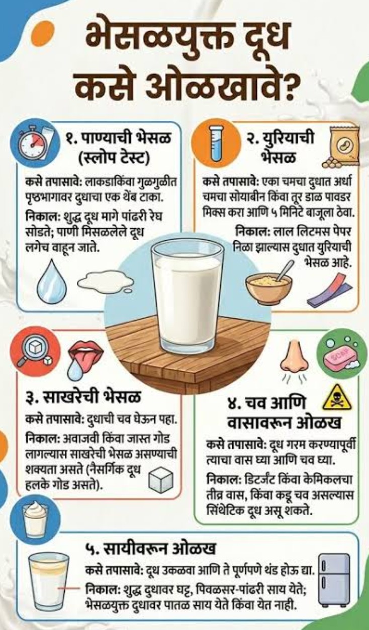 दूध भेसळ.. कडक नियम.. कठोर कारवाई