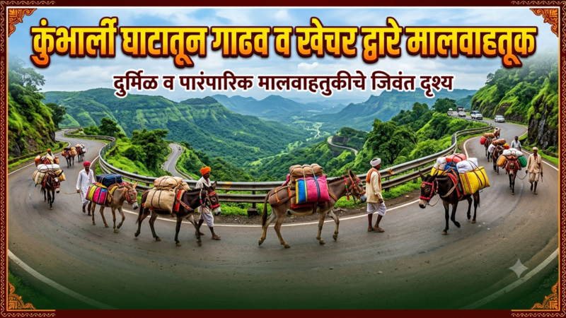 गाढवं, खेचरं आणि कुंभार्ली घाट!